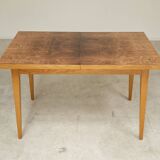 Extendable lacquered table czechoslovakia trud 1960