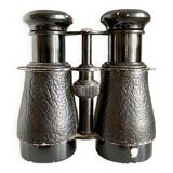 Black metal binoculars