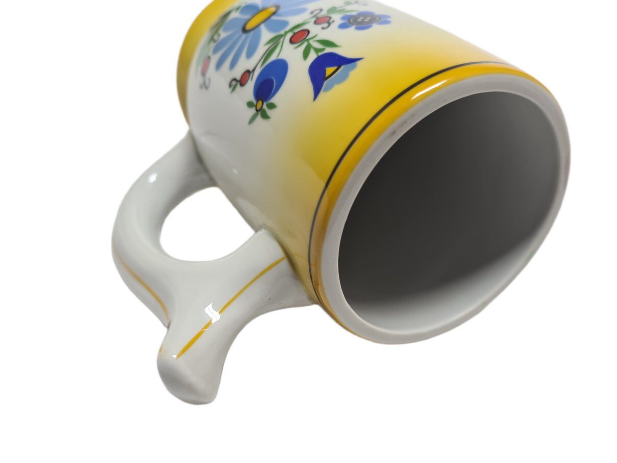 Postmodern beer cup from Lubjana, Poland, 1970s