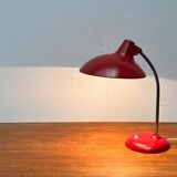 Red German table lamp mid-century 6786 by Christian Dell for Kaiser Idell, 1960s