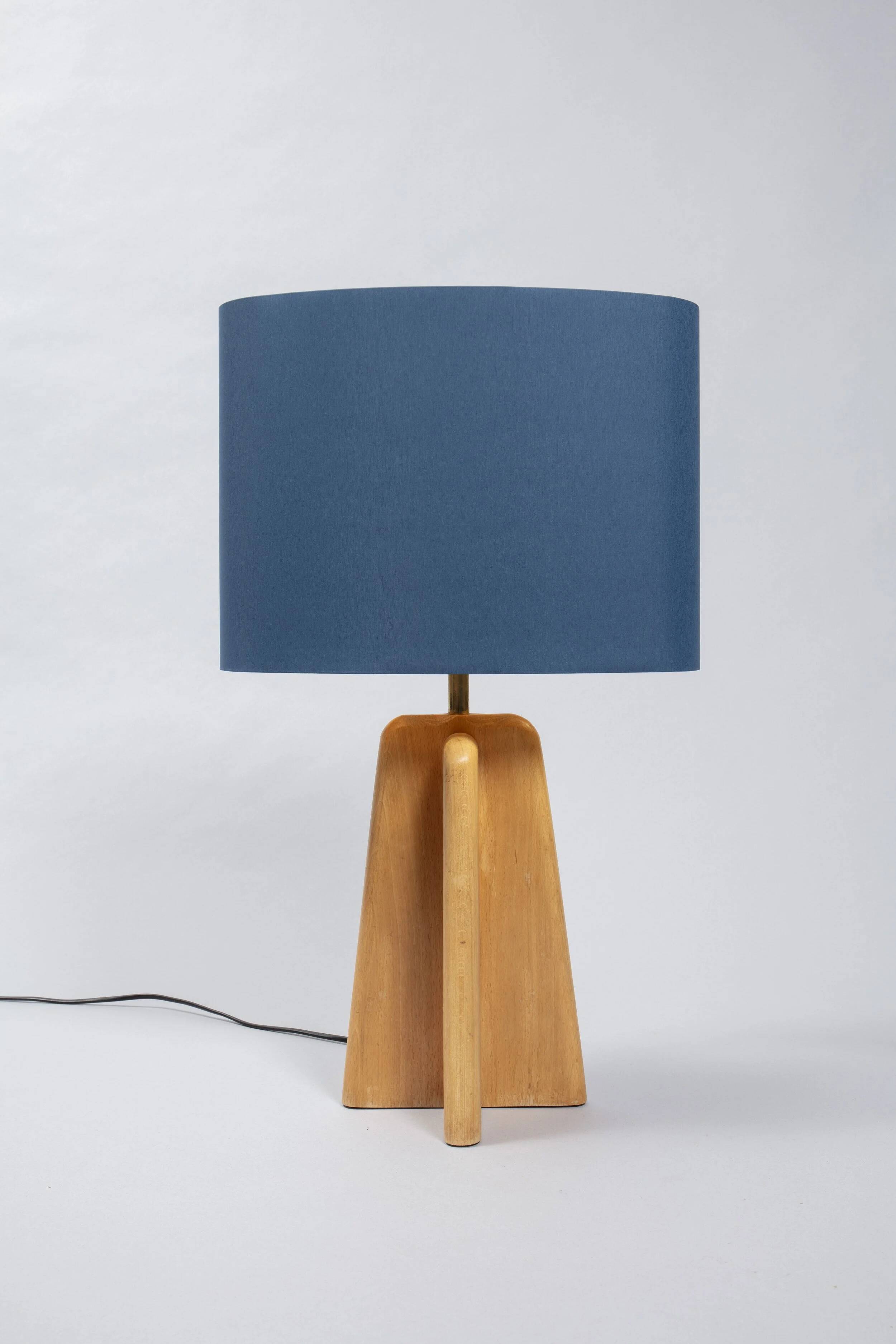 1980s wooden lamp