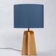 1980s wooden lamp
