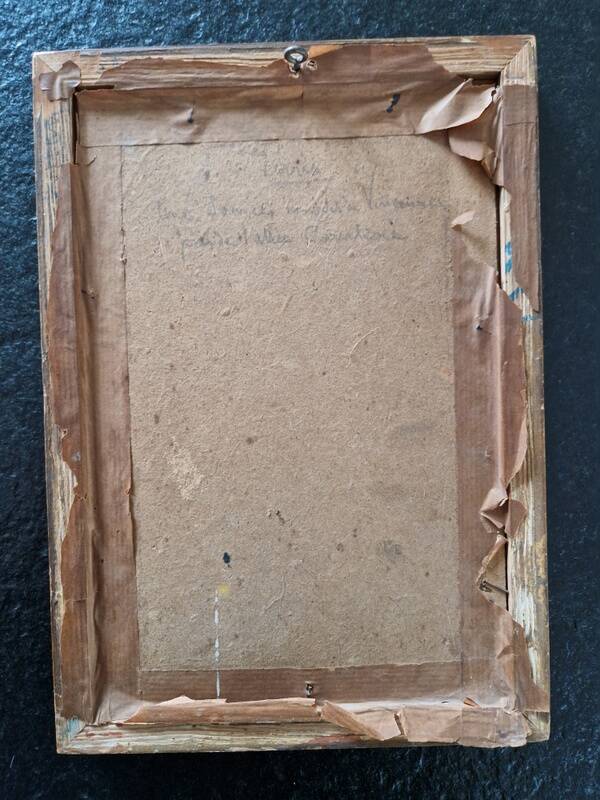 Paul Licourt (1846-1937) - Oil on canvas mounted on cardboard - A spring in the Bois de Vincennes