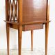 Vintage compass leg bedside table