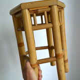 Bamboo plant holder stool