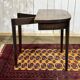 Table console demi lune anglaise en acajou 19ème