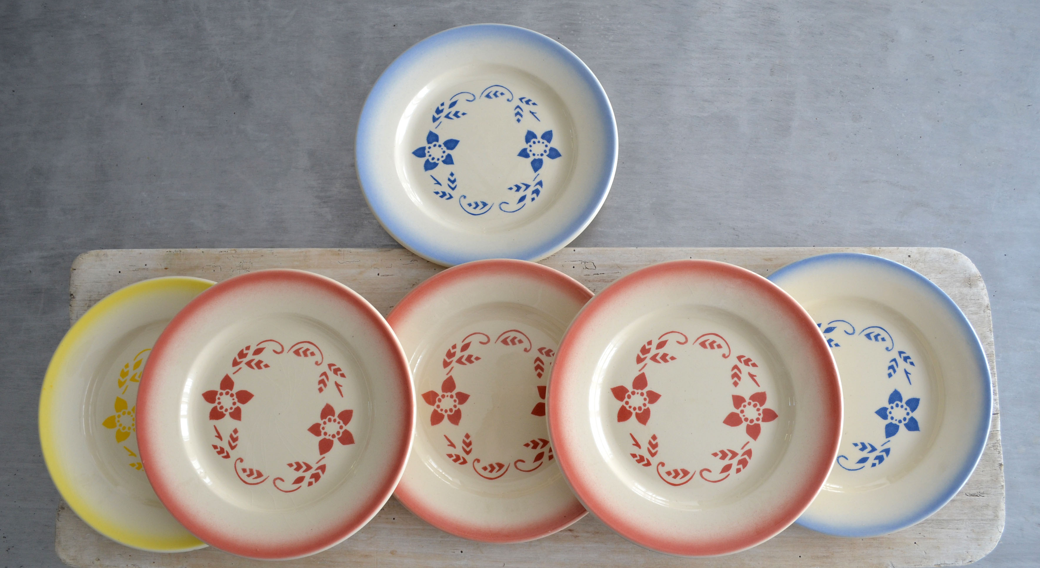 11 dessert plates KG Lunéville