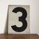 Plate metal with registration of numbers 2 and 3 duplex