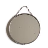 Round barber mirror, 50s