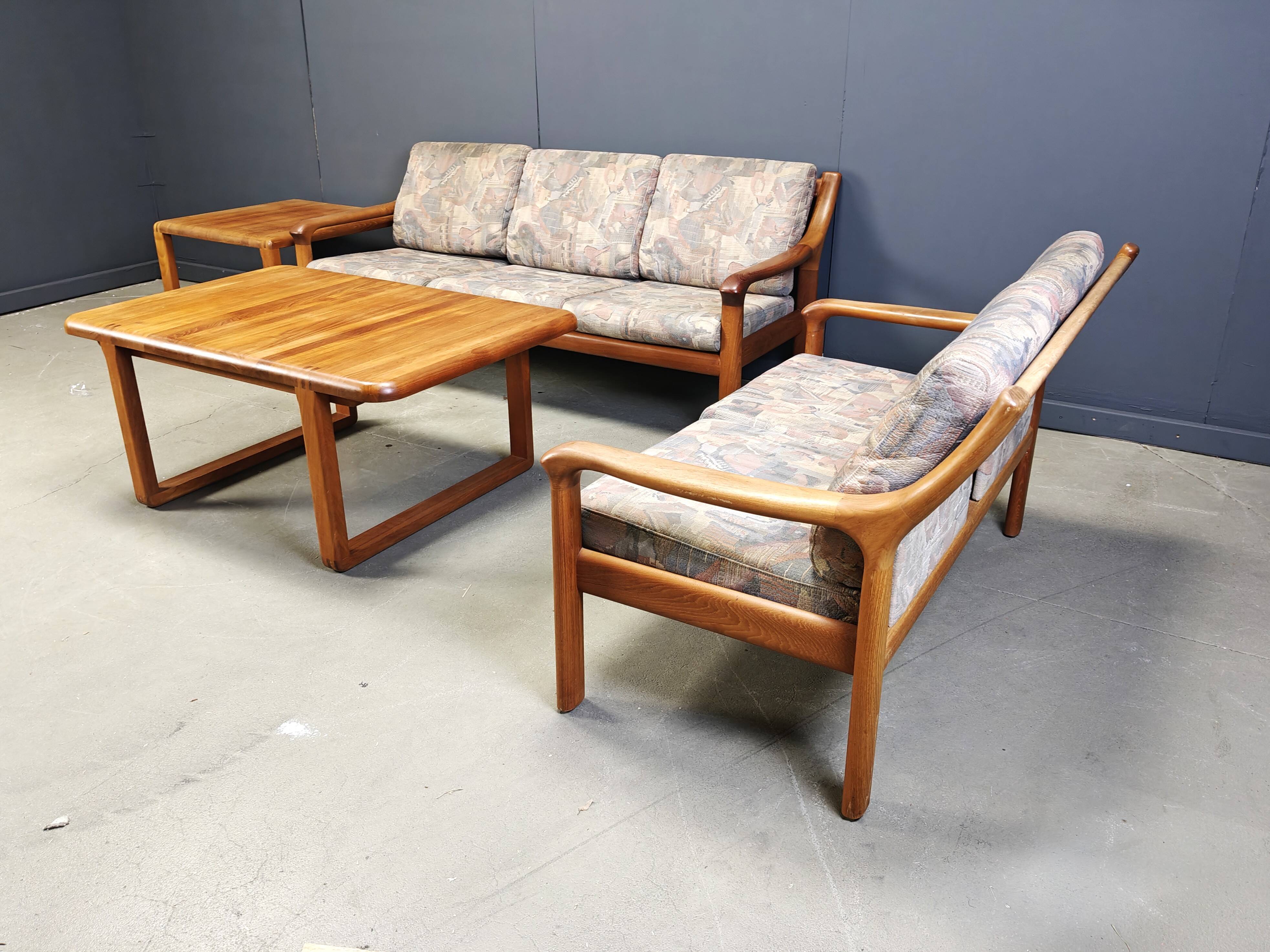 Mid century scandinavian sofa set, 1970s