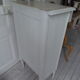 Louis XVI style furniture patinated pearl grey, marble tray