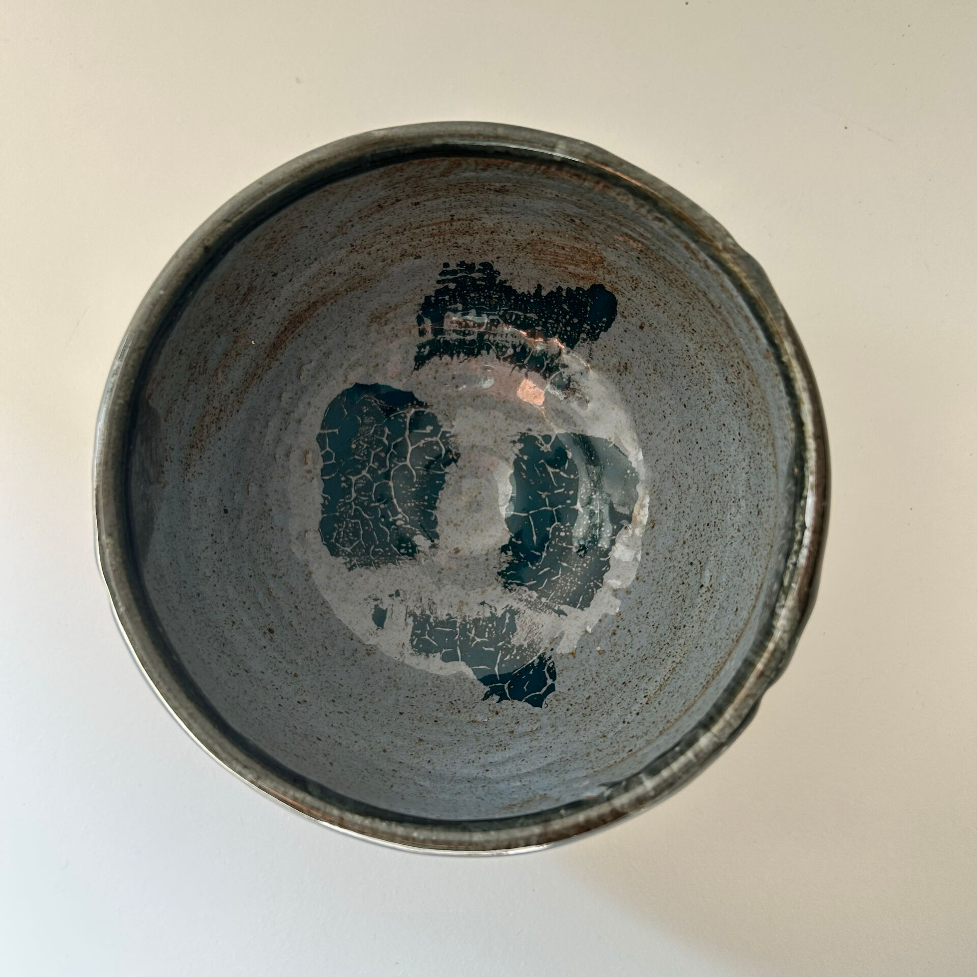 Artisanal signed plant pot
