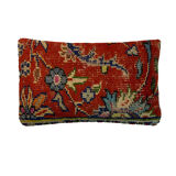 Vintage turkish rug cushion cover, 30 x 50 cm