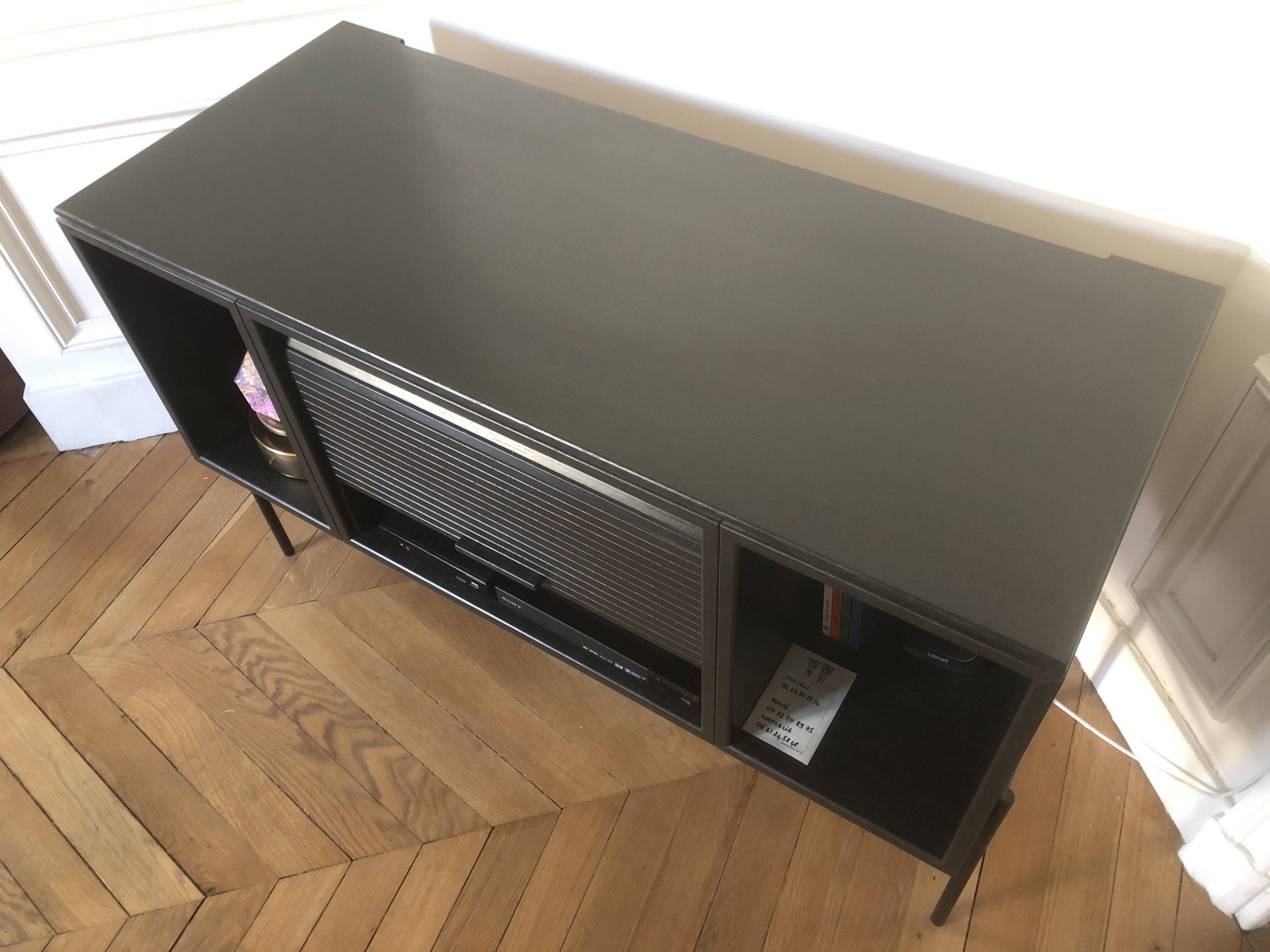 Northern Hifive storage system black TV cabinet