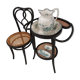 Ensemble Table de toilette et sa chaise Thonet années 1900