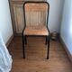Old vintage school chair