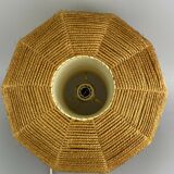 60s 70s lamp lamp ball lamp raffia braid space age design 60s 70s