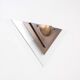 Dutch Design copper colored wall lamp with glass, Dijkstra 1980s