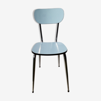 Blue formica chair