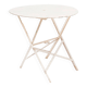 Table pliante ronde française vintage en fer