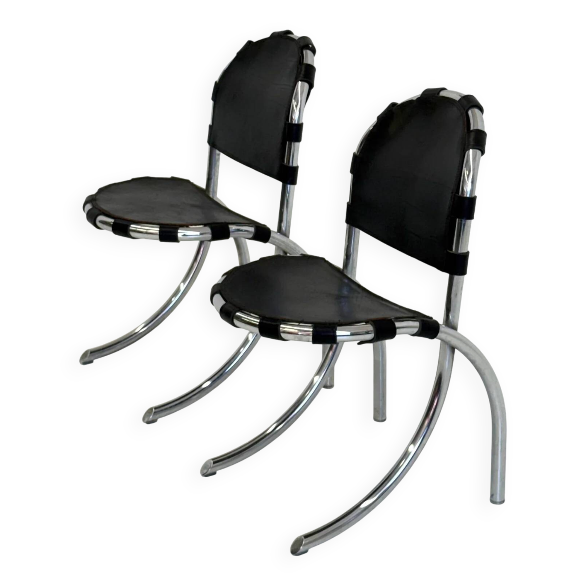 Set of 2 Medusa dining chairs by Studio Tetrarch for Alberto Bazzani