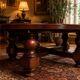 Barrois coffee table signed – solid oak and ceramic