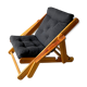 Fauteuil scandinave inclinable et pliable par Gillis Lundgren, 1970s