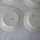 8 plates 160223 gien blue flowers 4 flat & 4 hollow