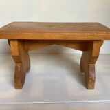 Small wooden bench stool step