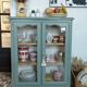 Vitrine bibliothèque vintage