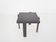 Dark brown square side table in the style of Porada Arredi, 1960's