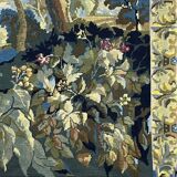 Wall tapestry with landscape and bird decoration, 20th century