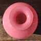 Art deco style pink glass vase