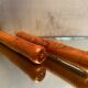 Pair of Havana cigar cases made of solid exotic wood