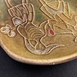 Ceramic trinket bowl Italian numbered, Alessio Tasca, mid Century