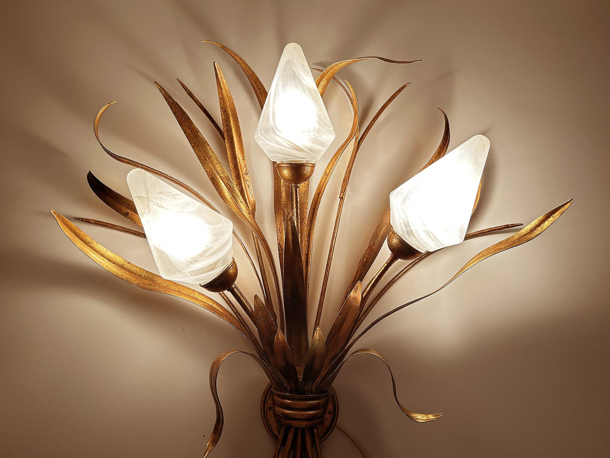 Large Vintage Wall Lamp