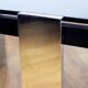Smoked glass and metal coffee table, 1970s
