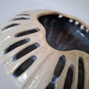 Vase ajouré en céramique vintage
