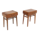 Set of two mahogany bedside tables by Axel Larsson, Sweden, 1960