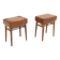 Set of two mahogany bedside tables by Axel Larsson, Sweden, 1960
