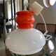 Vintage opaline pendant light