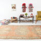 5x11 handmade wool oushak rug 344	x151cm