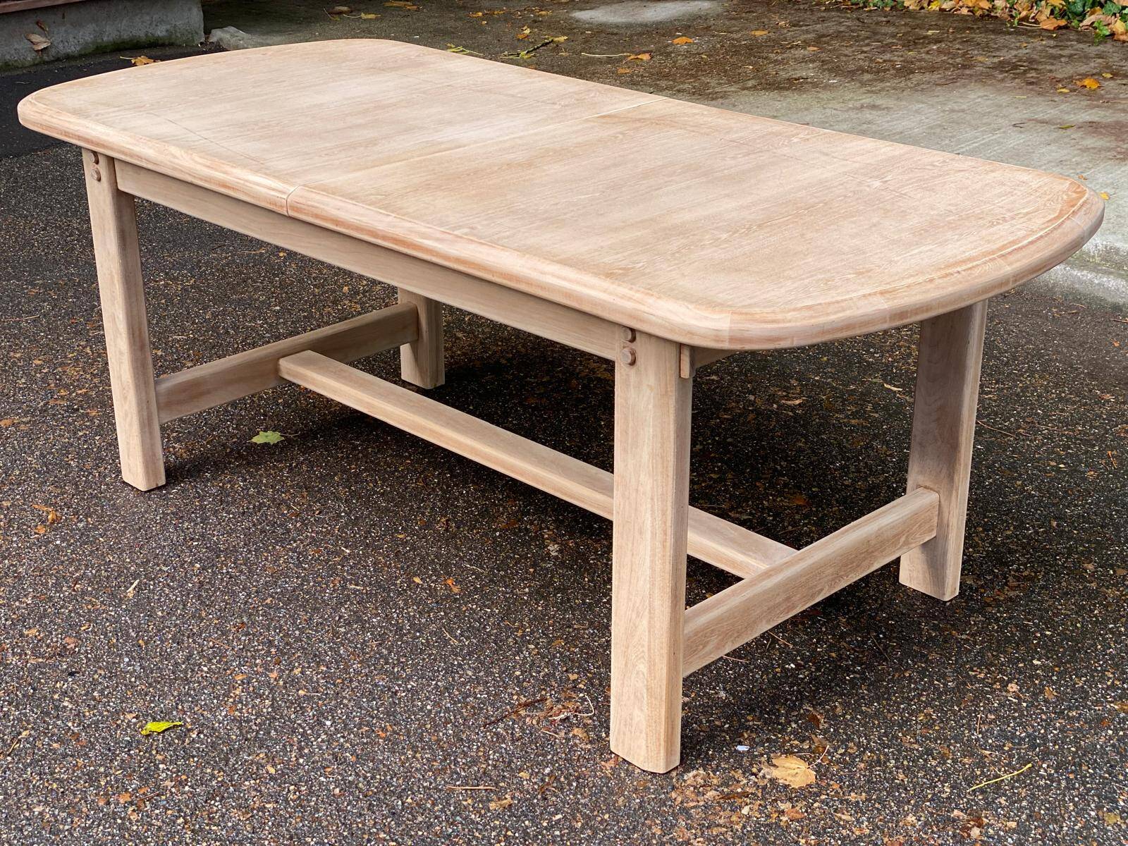 Table à manger de ferme extensible rénovée 240cm
