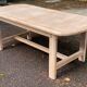 Table à manger de ferme extensible rénovée 240cm