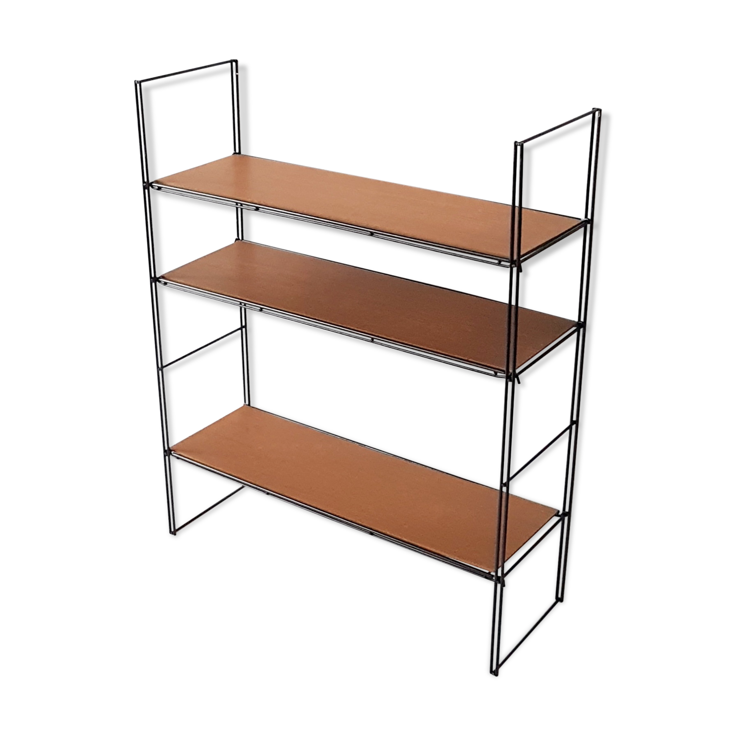 Etagère string années métal et bois années 60