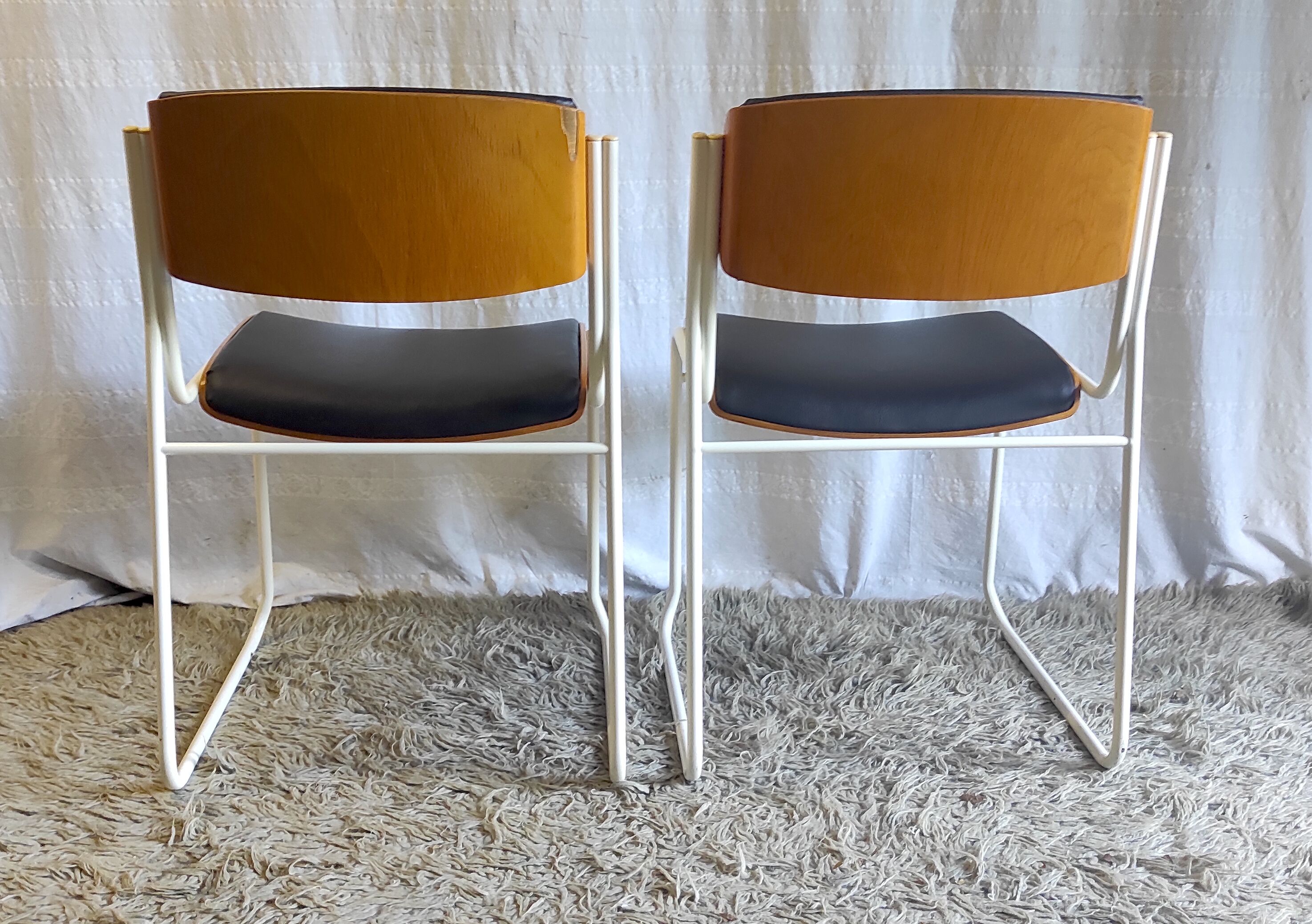 Set of 2 chairs 60s 70s