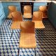 Suite 6 chaises Galvanitas en pagwood