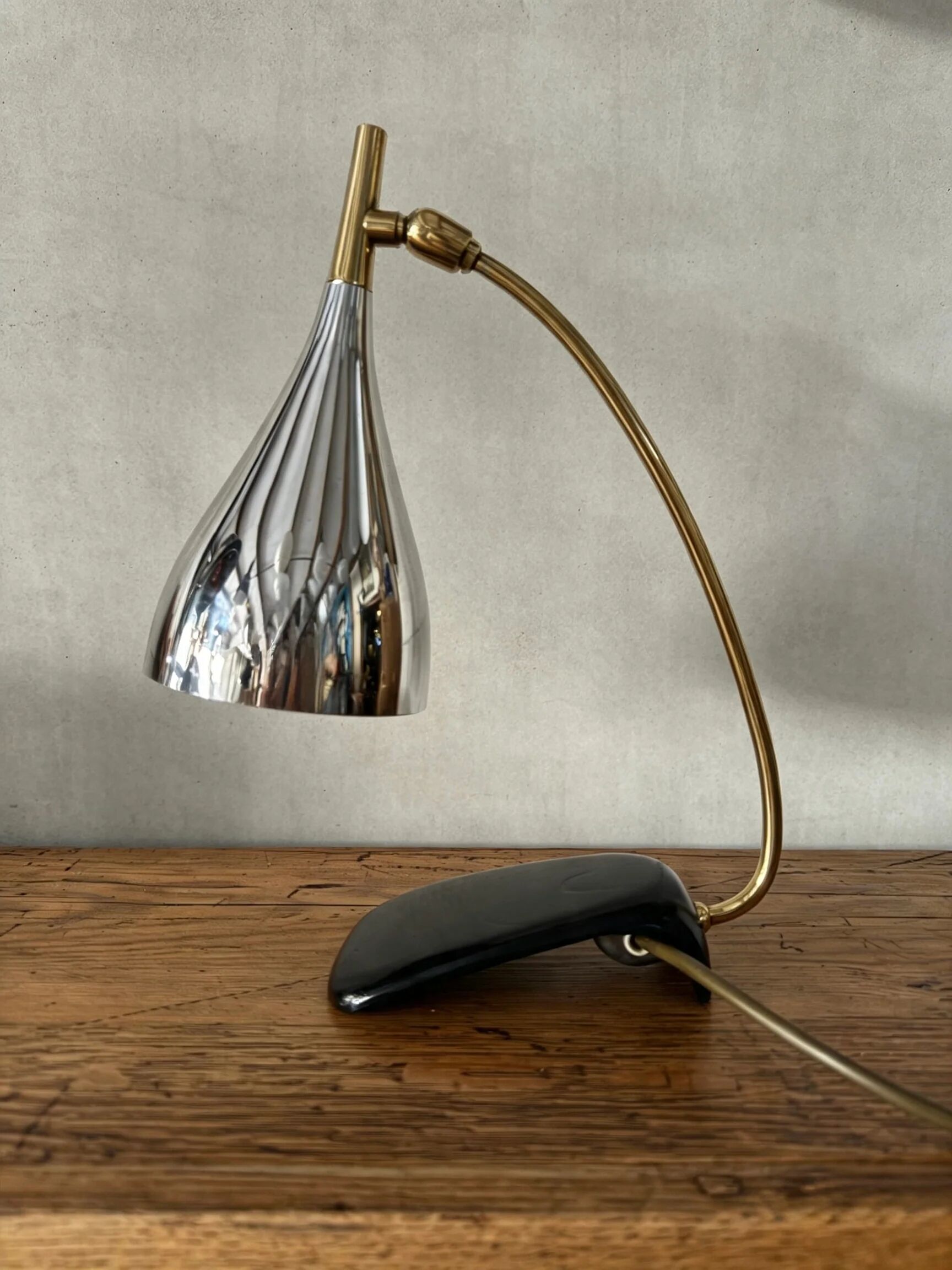1950s Bauhaus table lamp by Gebrüder Cosack Germany