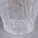 Folded glass vase 1970