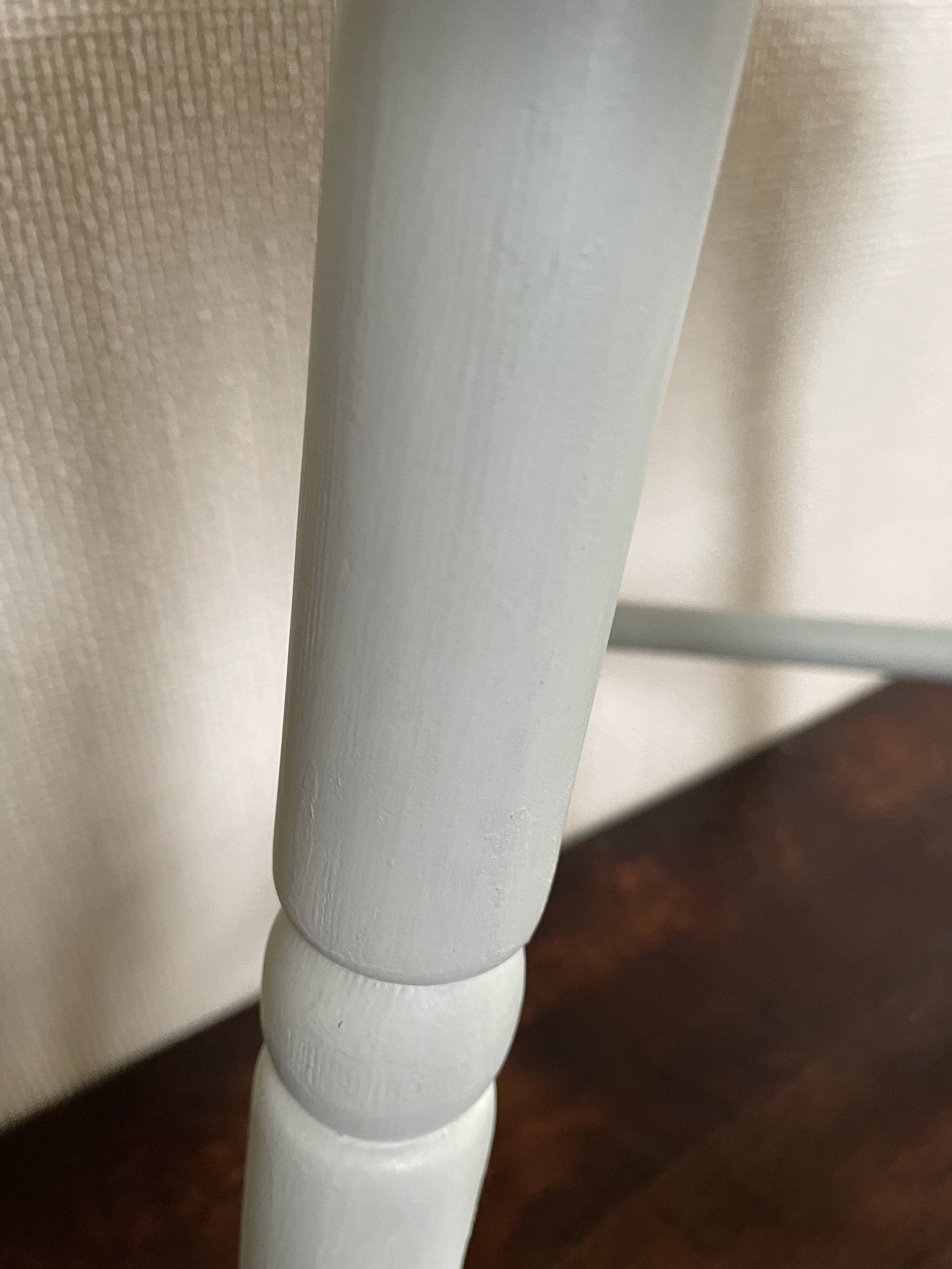 Celadon green pine stool